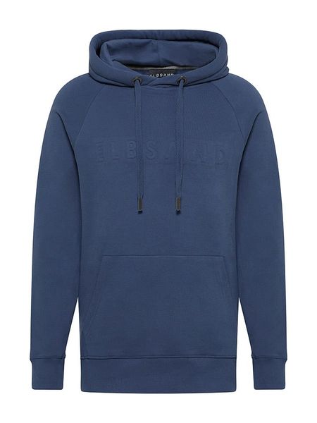 ELBSAND Bluza "Kian" w kolorze granatowym rozmiar: L. Niebieskie bluzy ELBSAND, l, bez wzorów, z bawełny, z kapturem. Za 236.05 zł.