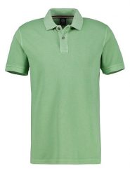 Lerros Koszulka polo w kolorze zielonym rozmiar: S. Zielone koszulki polo Lerros, s, bez wzorów, z bawełny, bez kołnierzyka, bez ramiączek. Za 104.99 zł.