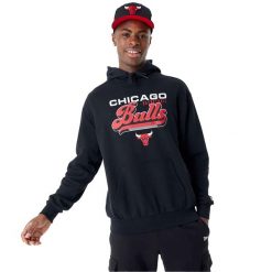 Bluza Z Kapturem Chibul Nowa Era Nba Graphic Os Dorosłych. Czarne bluzy z kapturem New Era, m, bez wzorów, z bawełny, z kapturem. Za 373.20 zł.