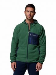 Columbia Kurtka polarowa "Fast Trek Overlay" w kolorze zielonym rozmiar: XL. Zielone kurtki Columbia, xl, bez wzorów, z polaru, bez kaptura. Za 179.95 zł.