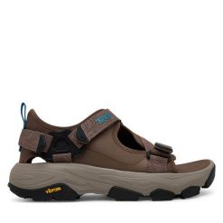 Sandały Teva. Brązowe sandały Teva, bez zapięcia. Za 499.99 zł.