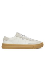 Tommy Hilfiger Sneakersy Th Cupset Summer Lth FM0FM05487 Biały. Białe buty sportowe casual Tommy Hilfiger, bez wzorów, ze skóry, bez zapięcia. Za 339.99 zł.