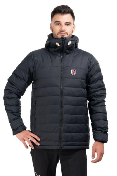 Kurtka puchowa Fjallraven Expedition Pack Down Hoodie. Czarne kurtki Fjällräven, l, bez wzorów, z materiału, z kapturem. Za 1,204.49 zł.
