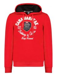 Canadian Peak Bluza "Garleak" w kolorze czerwonym rozmiar: XXL. Czerwone bluzy Canadian Peak, xxl, bez wzorów, z kapturem. Za 105.14 zł.