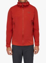 Kurtka z membraną męska Rab Kinetic 2.0 Jacket. Czerwone kurtki RAB, l, bez wzorów, z poliesteru, bez kaptura. Za 1,029.30 zł.