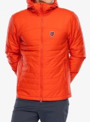 Kurtka ocieplana męska Fjallraven Expedition X-latt Hoodie. Brązowe kurtki Fjällräven, m, bez wzorów, z nylonu, z kapturem. Za 951.49 zł.