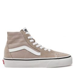 Tenisówki Vans. Brązowe trampki Vans, bez wzorów, bez zapięcia. Za 259.99 zł.