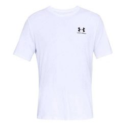 Męska Koszulka Sportowa. Białe t-shirty sportowe Under Armour, bez wzorów, bez ramiączek, trekkingowe. Za 143.99 zł.