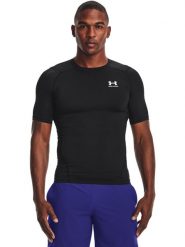 Under Armour Koszulka sportowa w kolorze czarnym rozmiar: L. Czarne t-shirty sportowe Under Armour, bez wzorów, z materiału, bez ramiączek, outdoorowe. Za 88.43 zł.