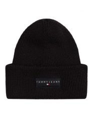 Tommy Jeans Czapka Tjm Linear Beanie AM0AM13666 Czarny. Czarne czapki zimowe Tommy Jeans, bez wzorów, z bawełny. Za 129.99 zł.