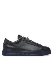 Emporio Armani Sneakersy EM006509 AF27359 Granatowy. Niebieskie buty sportowe casual Emporio Armani, bez wzorów, ze skóry, bez zapięcia. Za 1,679.00 zł.