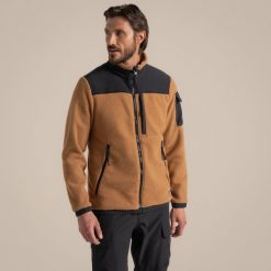 Polar Craghoppers CO2Renu Lumus. Brązowe bluzy z polaru Craghoppers, na zimę, m, bez wzorów, z polaru, bez kaptura. Za 347.25 zł.