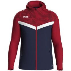 Bluza dresowa z kapturem zapinana na zamek Jako Iconic. Czerwone bluzy z kapturem JAKO, xl, bez wzorów, z dresówki, z kapturem. Za 386.50 zł.