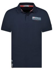 Geographical Norway Koszulka polo "Koffroy" w kolorze granatowym rozmiar: XXL. Niebieskie koszulki polo Geographical Norway, xxl, bez wzorów, z bawełny, bez kołnierzyka, bez ramiączek. Za 86.99 zł.