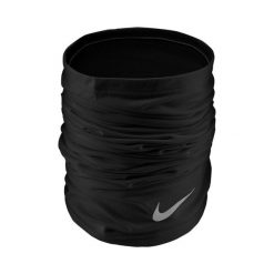 Komin NIKE THERMA FIT WRAP 2.0. Czarne szaliki Nike, bez wzorów. Za 129.99 zł.