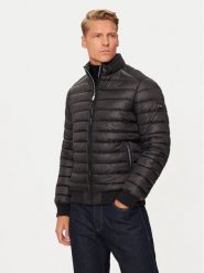 KARL LAGERFELD Kurtka puchowa 505033 544587 Czarny Regular Fit. Czarne kurtki KARL LAGERFELD, m, bez wzorów, z puchu, bez kaptura. Za 599.99 zł.