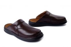 JOSEF SEIBEL Klaus 10999 26 341 brasil/schwarz, klapki męskie. Brązowe klapki Josef Seibel, ze skóry. Za 239.92 zł.