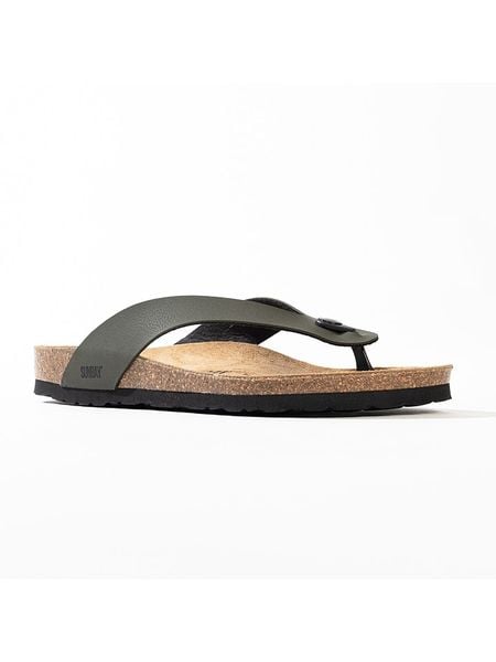 Sunbay Japonki "Goya" w kolorze khaki rozmiar: 42. Brązowe japonki Sunbay, bez wzorów, z materiału. Za 150.72 zł.