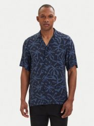 BOSS Koszula Rayer 50559632 Granatowy Regular Fit. Niebieskie koszule Boss, m, bez wzorów, z wiskozy, bez kołnierzyka, bez ramiączek. Za 499.99 zł.