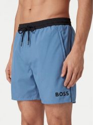 BOSS Szorty kąpielowe Starfish 50514429 Niebieski jasny Regular Fit. Niebieskie kąpielówki Boss, m, bez wzorów, z syntetyku. Za 206.99 zł.