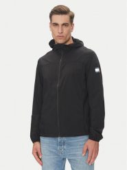 Tommy Jeans Kurtka przejściowa DM0DM21669 Czarny Regular Fit. Czarne kurtki Tommy Jeans, m, bez wzorów, z jeansu, bez kaptura. Za 309.99 zł.