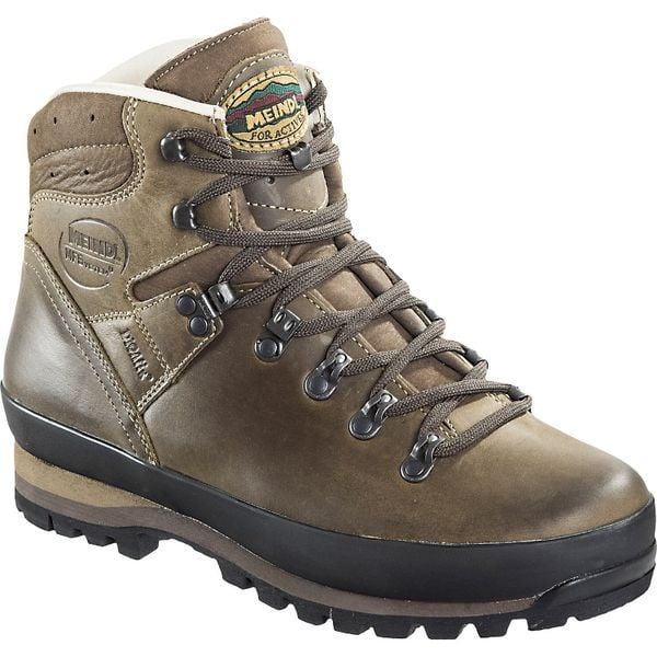 Buty trekkingowe męskie Meindl Borneo. Brązowe buty turystyczne MEINDL, bez wzorów, z materiału, bez zapięcia, trekkingowe. Za 1,152.50 zł.