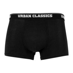 Bokserki Męskie Z Modalu (zestaw 2 Sztuk). Czarne bokserki Urban Classics, l, bez wzorów. Za 67.99 zł.