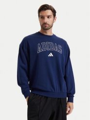 Adidas Bluza Seasonal Essentials Collegiate French Terry Crew Sweatshirt KG0514 Niebieski Regular Fit. Niebieskie bluzy Adidas, m, bez wzorów, z syntetyku, bez kaptura. Za 259.99 zł.