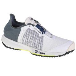 Męskie Buty Tenisowe Kaos Rapide. Białe buty turystyczne Wilson, bez wzorów, z gumy, bez zapięcia, tenisowe. Za 686.99 zł.