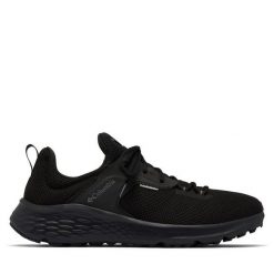 Trekkingi Columbia. Czarne buty trekkingowe Columbia, bez wzorów, bez zapięcia. Za 299.99 zł.
