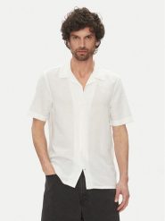 Calvin Klein Koszula K10K114197 Écru Regular Fit. Koszule CALVIN KLEIN, l, bez wzorów, z bawełny, bez kołnierzyka, bez ramiączek. Za 319.99 zł.