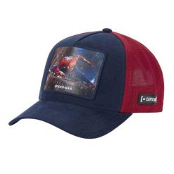 Męska Czapka Z Daszkiem SpiderMan Trucker Cap. Czerwone czapki z daszkiem Capslab, bez wzorów. Za 212.99 zł.
