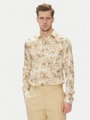Marciano Guess Koszula 5GHH21 4467Z Beżowy Regular Fit. Brązowe koszule Marciano Guess, m, z aplikacjami, z wiskozy, bez kołnierzyka, bez ramiączek. Za 359.99 zł.