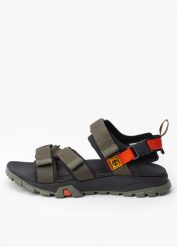 Sandały męskie TIMBERLAND Garrison Trail. Zielone sandały Timberland, z gumy, bez zapięcia. Za 399.99 zł.