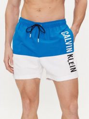 Calvin Klein Swimwear Szorty kąpielowe KM0KM00994 Niebieski Regular Fit. Niebieskie kąpielówki Calvin Klein Swimwear, m, bez wzorów, z syntetyku. Za 199.99 zł.