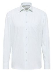 Eterna Koszula - Comfort fit - w kolorze zielono-białym rozmiar: 41. Białe koszule Eterna, bez wzorów, z bawełny, bez kołnierzyka, bez ramiączek. Za 122.96 zł.