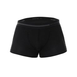 Bokserki męskie plus size Brubec COMFORT WOOL. Czarne bokserki Brubeck, m, bez wzorów, z elastanu. Za 84.99 zł.