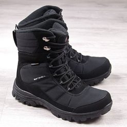 Śniegowce trekkingowe wodoodporne czarne American Club SN01. Czarne śniegowce American CLUB, z materiału, bez zapięcia. Za 216.99 zł.