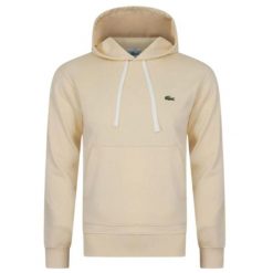 Bluza unisex Lacoste SH1701. Białe bluzy z kapturem LACOSTE, xl, bez wzorów, z bawełny, z kapturem. Za 427.00 zł.