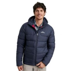 Kurtka z kapturem Kathmandu Epiq. Niebieskie kurtki KATHMANDU, na zimę, m, bez wzorów, z materiału, z kapturem. Za 1,031.50 zł.