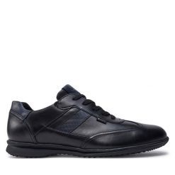 Półbuty Lloyd. Czarne eleganckie półbuty Lloyd, bez wzorów, bez obcasa, bez zapięcia. Za 389.99 zł.