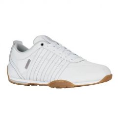 Buty do chodzenia męskie K-Swiss Sneaker Arvee 1.5 Leder 2025. Białe buty sportowe casual K-SWISS, bez wzorów, z materiału, bez zapięcia. Za 599.00 zł.