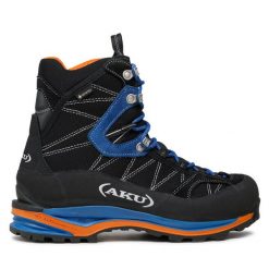 Trekkingi Aku. Czarne botki sznurowane Aku, bez wzorów, z gore-texu, bez obcasa, bez zapięcia. Za 1,169.00 zł.