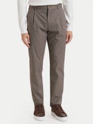Tommy Hilfiger Chinosy Denton MW0MW44824 Beżowy Straight Fit. Brązowe eleganckie spodnie Tommy Hilfiger, m, z bawełny. Za 649.99 zł.