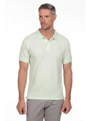 The Time of Bocha Koszulka polo w kolorze zielonym rozmiar: L. Zielone koszulki polo The Time of Bocha, l, bez wzorów, z bawełny, bez kołnierzyka, bez ramiączek. Za 86.99 zł.