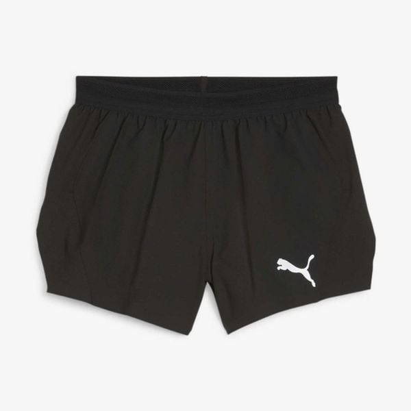 Spodenki męskie PUMA Run Ultraweave Velocity 3" Split. Czarne krótkie spodenki sportowe Puma, m, bez wzorów, z materiału. Za 189.99 zł.