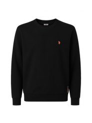 U.S. Polo Assn. Bluza w kolorze czarnym rozmiar: L. Czarne bluzy U.S. Polo Assn., l, bez wzorów, z bawełny, bez kaptura. Za 166.49 zł.