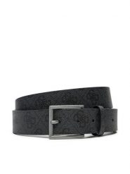 Guess Pasek Męski BMCALO P4335 Czarny. Czarne paski Guess, z aplikacjami, z materiału. Za 169.99 zł.