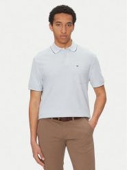 Tommy Hilfiger Polo MW0MW38457 Błękitny Classic Fit. Niebieskie koszulki polo Tommy Hilfiger, l, bez wzorów, z bawełny, bez kołnierzyka, bez ramiączek. Za 249.99 zł.