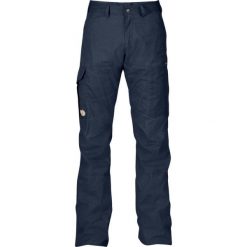 Spodnie turystyczne męskie Fjallraven Karl Pro Trousers. Niebieskie spodnie treningowe długie Fjällräven, l, bez wzorów. Za 629.99 zł.